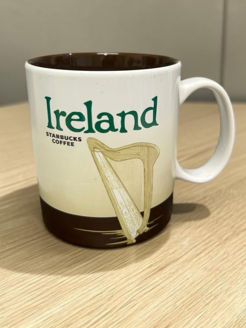 Starbucks Ireland Global Harp Icon 16 oz Collector Mug